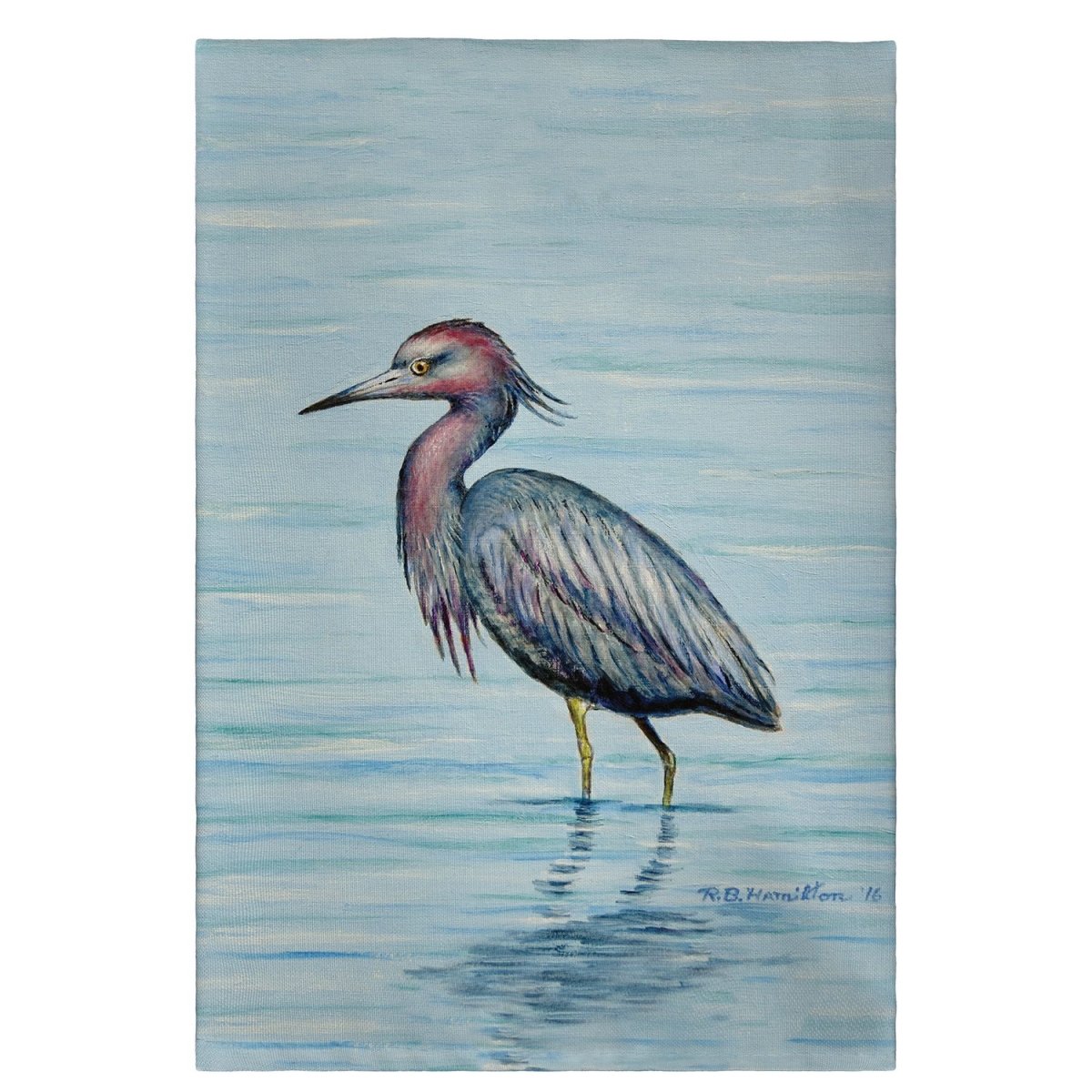Betsy Drake Little Blue Heron Guest Towel