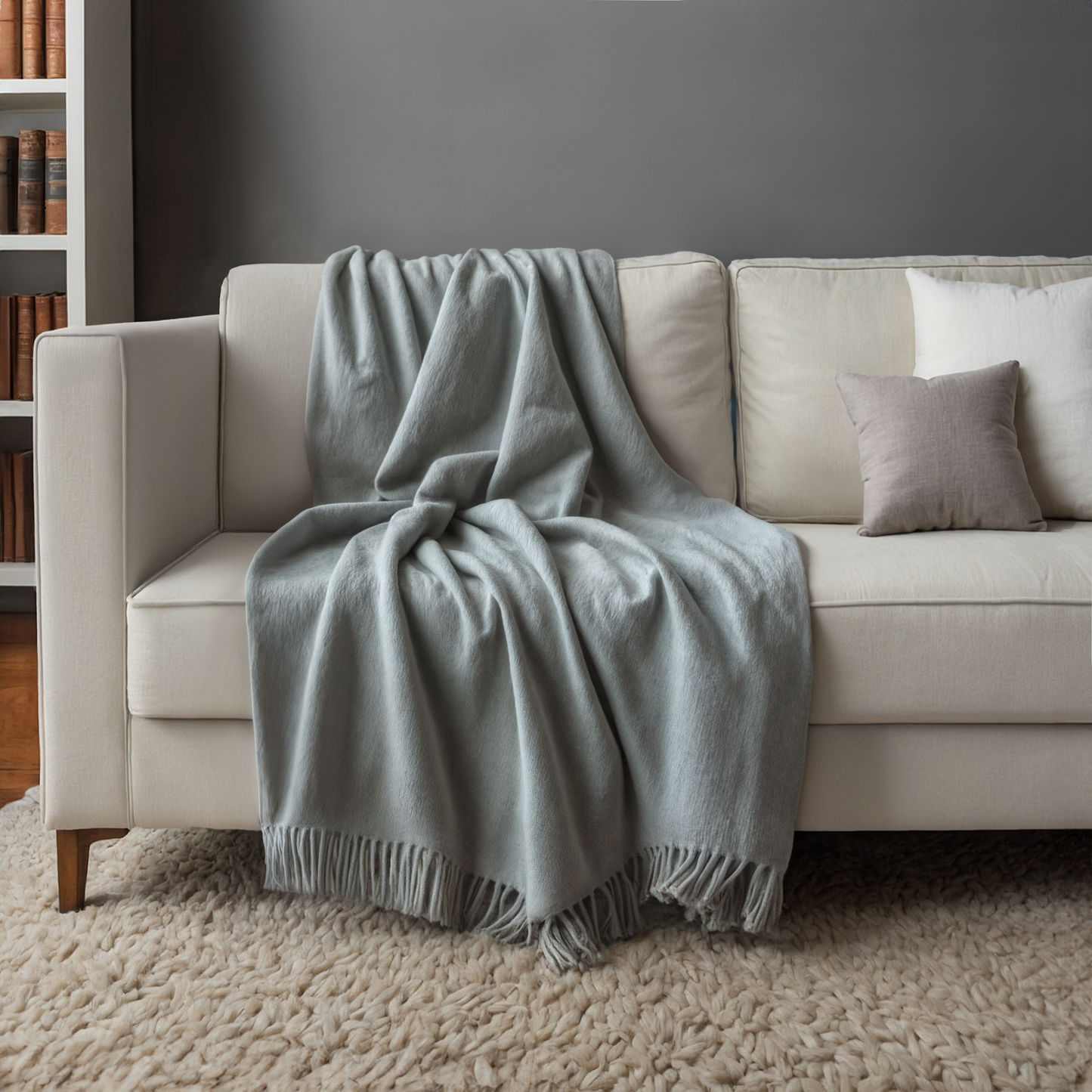 CASHMERE WOVEN THROW WITH FRINGES-4