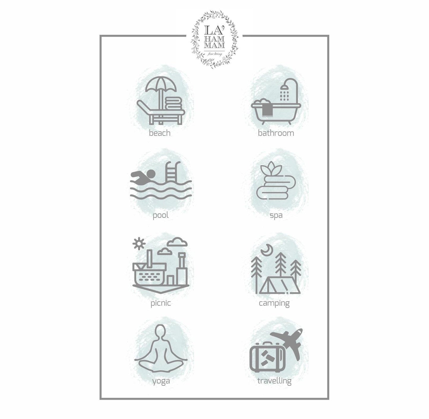 Hammam Peshtemal Pure Cotton Beach Towel