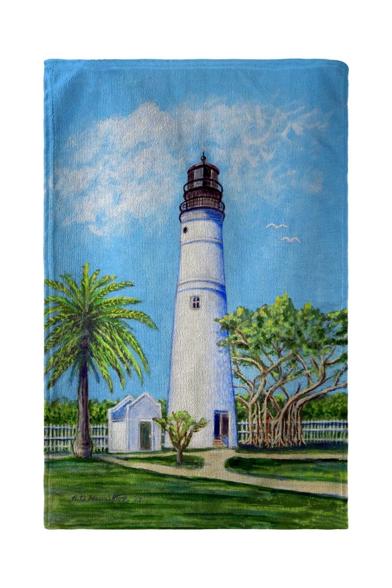 Betsy Drake Key West Lighthouse Beach Towel
